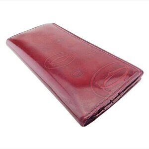 CARTIER Purse Bordeaux Women Authentic secondhand
